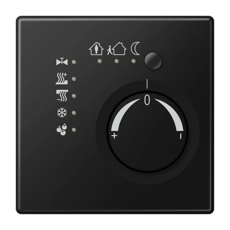 KNX Stetigregler, mit integrierter Tasterschnittstelle 4fach, graphitschwarz matt