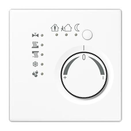 KNX Stetigregler, mit integrierter Tasterschnittstelle 4fach, alpinweiß