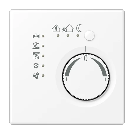 KNX kamerthermostaat, sneeuwwit mat