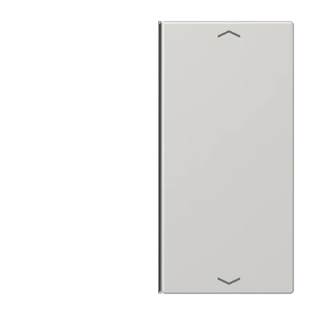 Cover 2-gang, F40, light grey