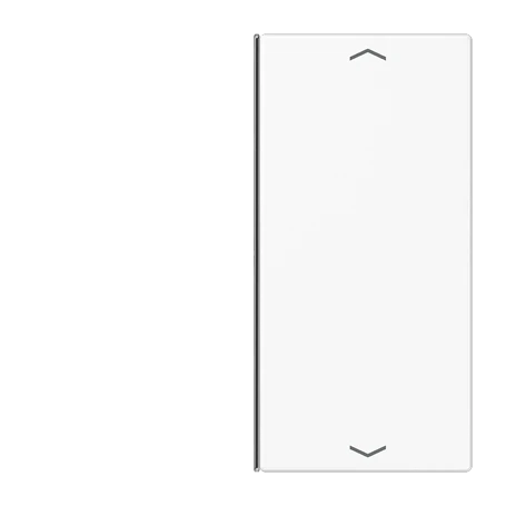 Cover 2-gang, F40, white