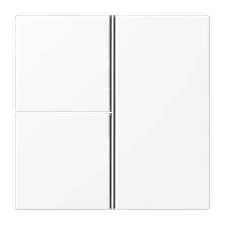 Cover kit 3-gang, F40, matt snow white