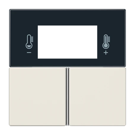 Cover kit 3-gang, F40 Room controller, ivory