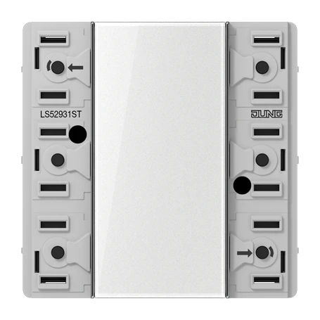 KNX universal push-button module 3-gang, F50, Secure