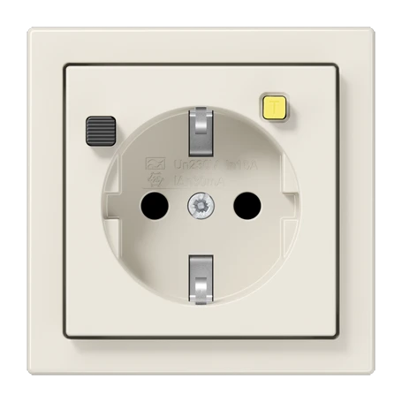 Presa con interruttore differenziale (RCD)  SCHUKO&reg, bianco