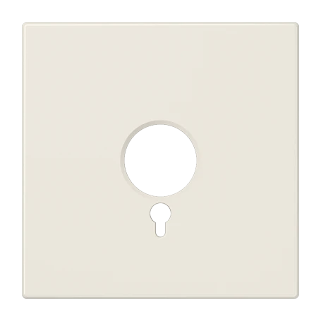 Centre plate, for panic button, ivory