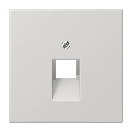 Centre plate for IAE/UAE sockets, 1 x 8-pole, light grey