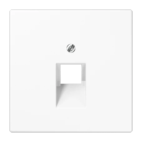 Centre plate for IAE/UAE sockets, 1 x 8-pole, white