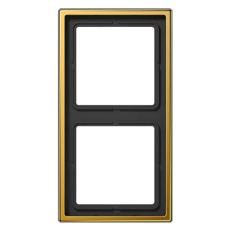 Frame 2-gang, gold-plated