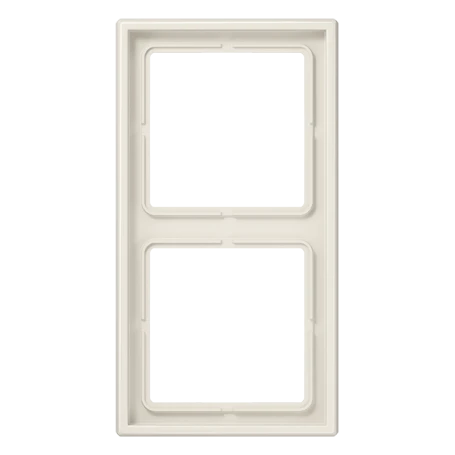 Frame 2-gang, ivory