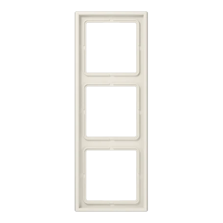 Frame 3-gang, ivory