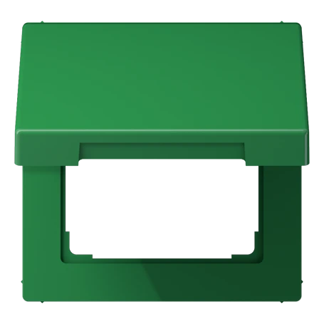 Klapdeksel (met terugstelveer), groen
