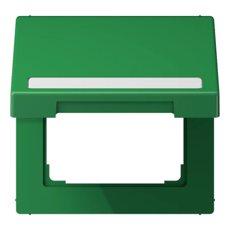 Klapdeksel (met terugstelveer), groen