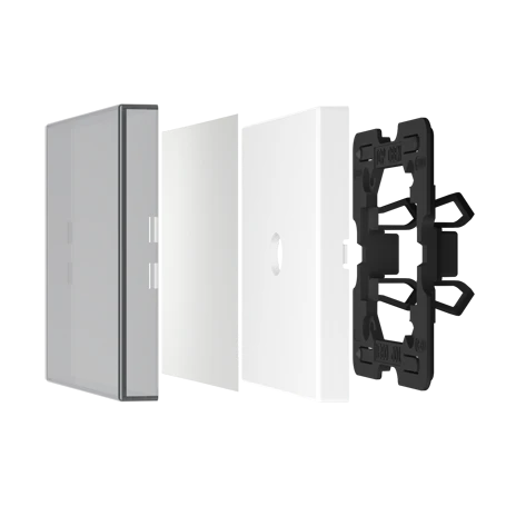 Enjoliveur transparent 1 voie, Thermoplastique, Transparent