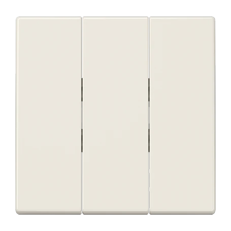 Tecla simple 3 fases, blanco marfil