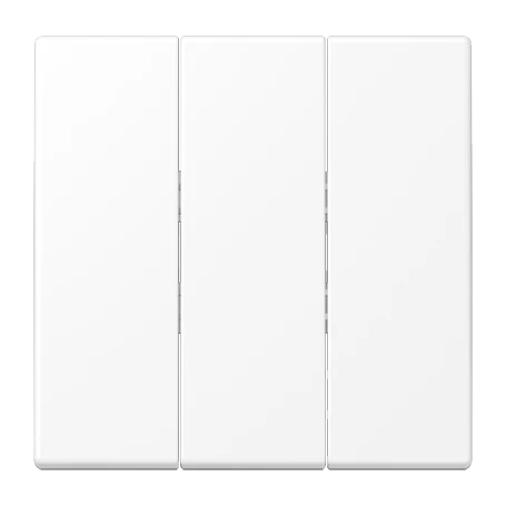 Tecla simple 3 fases, blanco alpino mate
