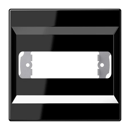 Afdekking, voor 1 D-subminatuur connector, zwart