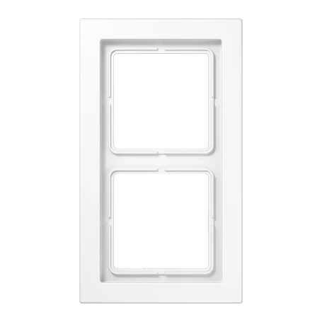 Frame 2-gang, white
