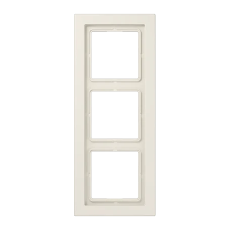 Placca 3 moduli, bianco