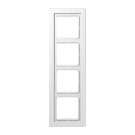 Frame 4-gang, white