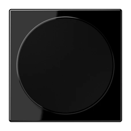 Centre plate for wireless charging, thermoplastic, LS range, black