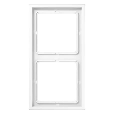 Frame 2-gang, white