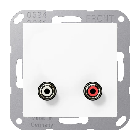 Cinch Audio (RCA), white