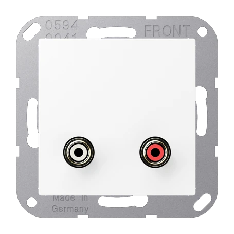 Cinch Audio (RCA), matt snow white