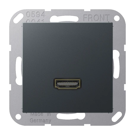 HDMI, anthrazit matt
