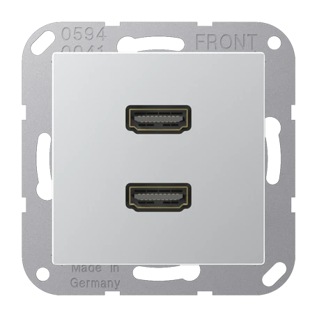 2 x HDMI, aluminio