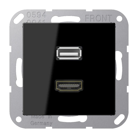 HDMI / USB 2.0, zwart