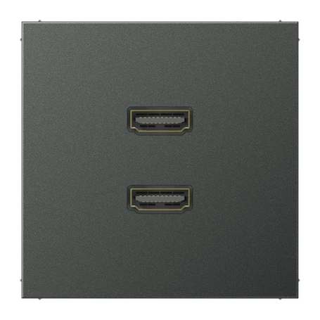 2 x HDMI, antracita