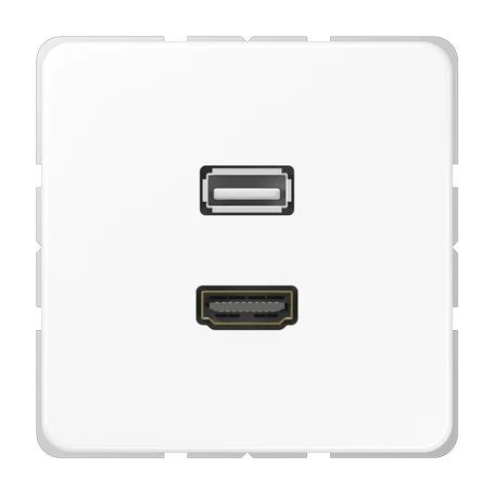 HDMI / USB 2.0, alpine wit