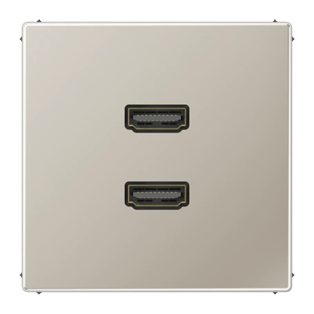 2 x HDMI, acero