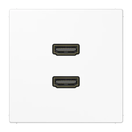 2 x HDMI, blanco alpino