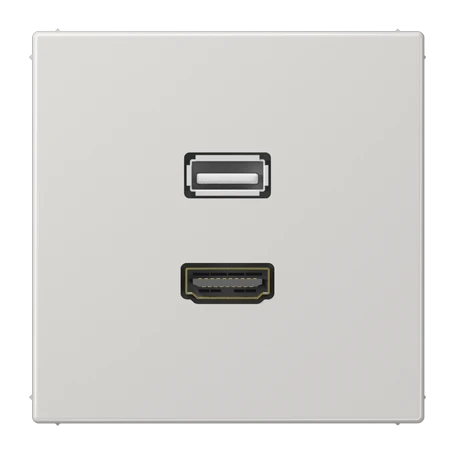 HDMI / USB 2.0, lichtgrau