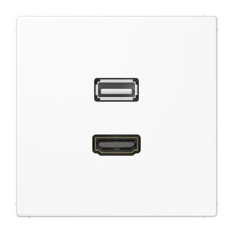 HDMI / USB 2.0, alpinweiß