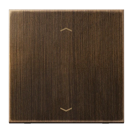 Schakelwip 1-voudig, F10, Messing antiek