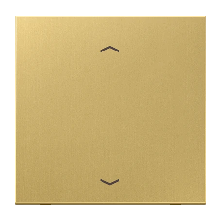 LB Management push-button, with arrow symbols, classic brass