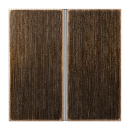 Cover kit 2-gang, F40, antique brass