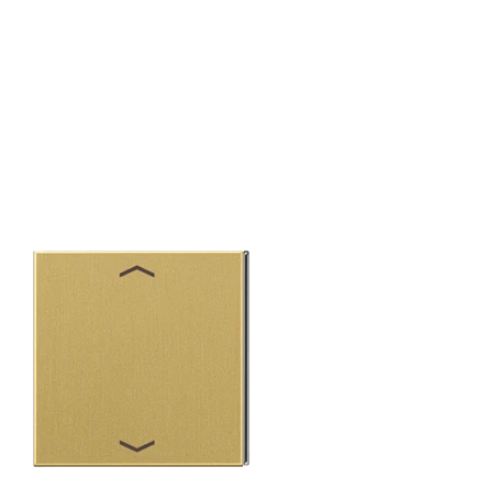 Cover 2+3 4-gang, F40, classic brass