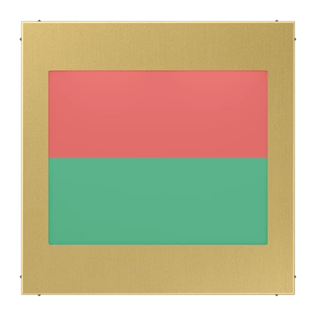 LED-Lichtsignal "Ampelfunktion", rot und grün, Messing classic