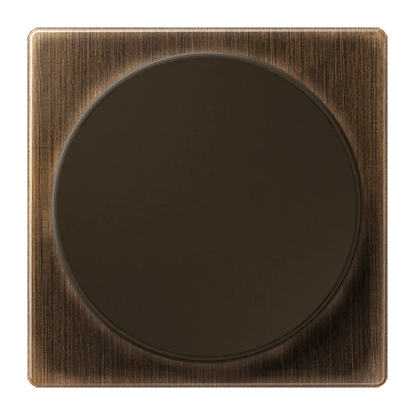Centre plate for wireless charging, LS range, antique brass
