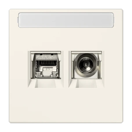 Smart TV розетка, слоновая кость