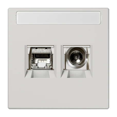 Smart TV розетка, светло-серый