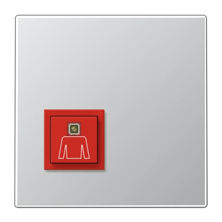 Call button, aluminium