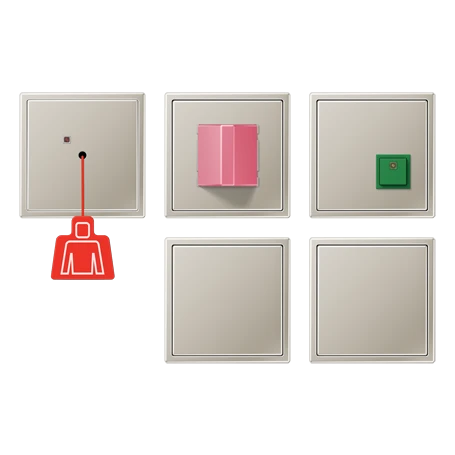 Conjunto de chamadas de emergência com UPS, aço