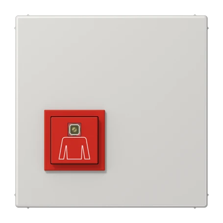 Call button, light grey