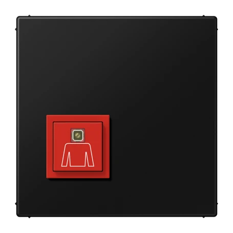Call button, matt graphite black