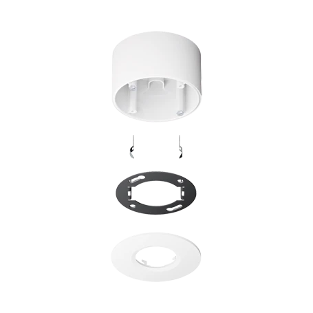 Aufputz-Set für KNX Präsenzmelder / Automatikschalter, Thermoplast, alpinweiß